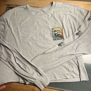 Rip curl long sleeve crop top